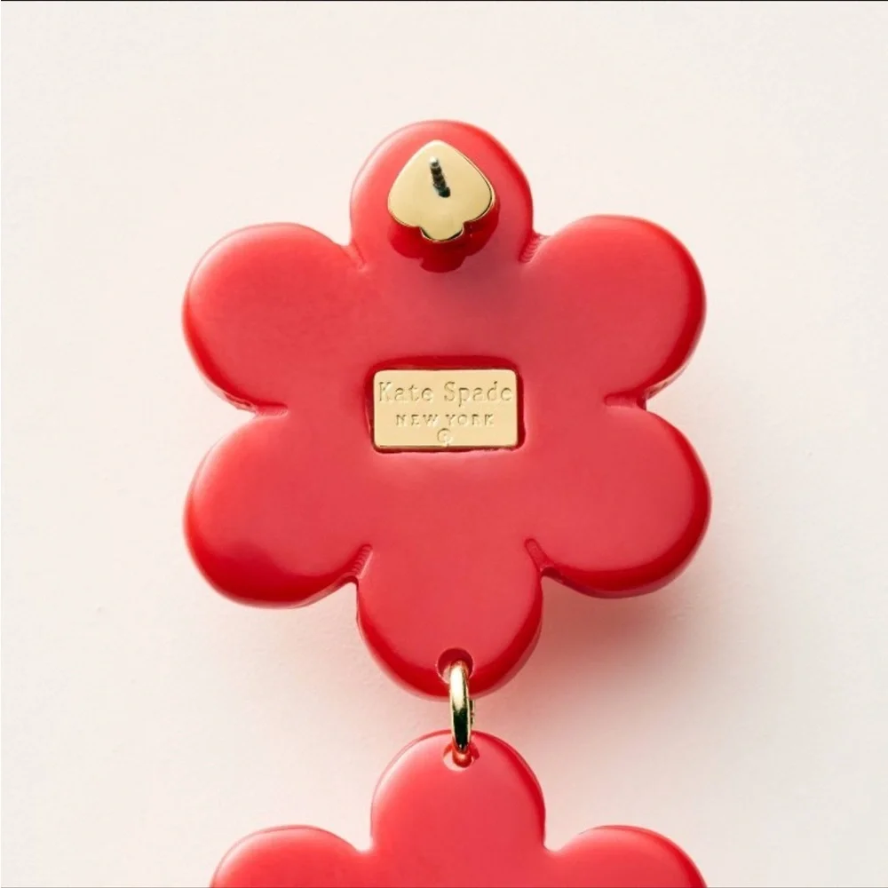 Kate Spade X Target Floral Linear Earrings New
